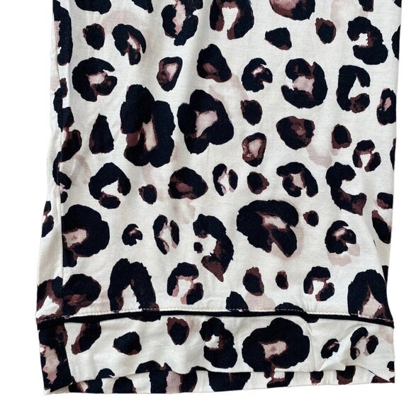 Stars Above Womens Leopard Animal Print Top and Pants Pajama Set 1X, 2X, 3X, 4X - Picture 11 of 15
